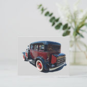 1932年ヴィンテージ自動車 ポストカード (スタンド正面)