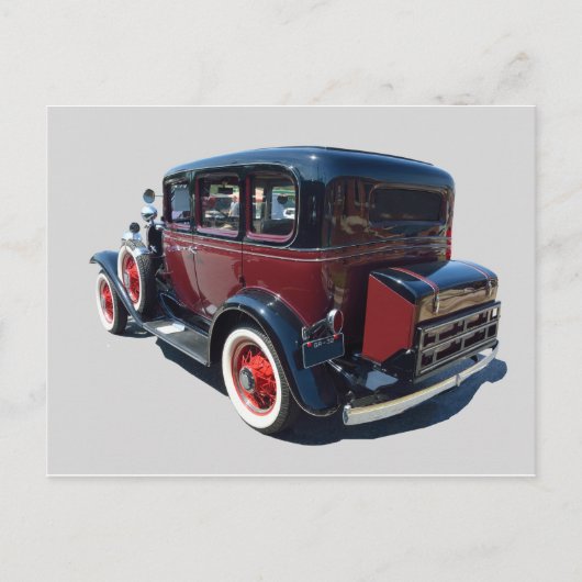 1932年ヴィンテージ自動車 ポストカード (正面)
