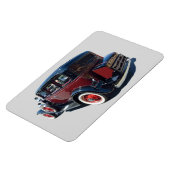 1932年ヴィンテージ自動車 マグネット (左側)