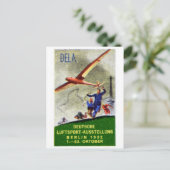 1932年模型航空機競技用ポスター ポストカード (スタンド正面)