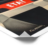 1932年精密列車ヴィンテージ旅行ポスター ポスター (角)