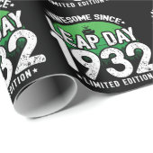 1932年素晴らし閏年日以後2月29誕生日 ラッピングペーパー (ロールコーナー)