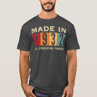 1932年製 90歳の誕生日 90 オールオリジナルP レトロ Tシャツ