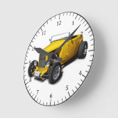 1932黄色ロースター時計 ラウンド壁時計 (傾斜)