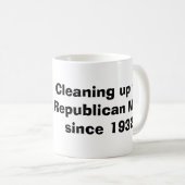 1932.以来の共和党の混乱をきれいにすること コーヒーマグカップ (正面右)