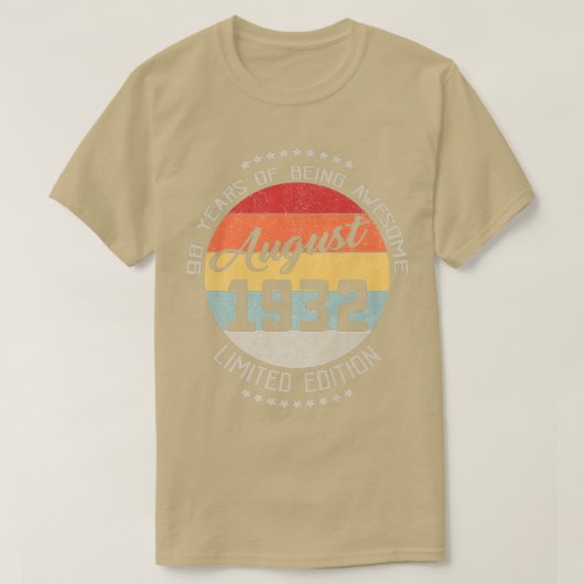 1932 90威厳がある年誕生日Tee 90年Aw Tシャツ (デザイン正面)