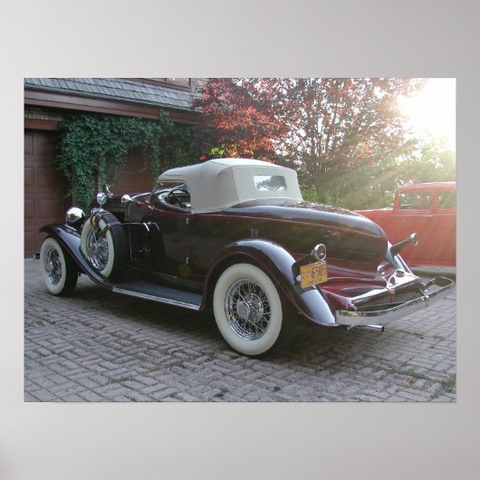 1932 Auburn Boattail Speedster ポスター (正面)