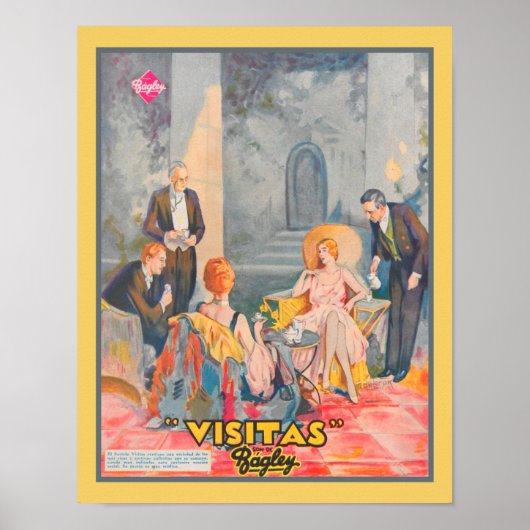 1932 Bagley Tea Biscuit広告 ポスター (正面)