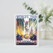 1933シカゴワールドフェアヴィンテージ旅行はがき ポストカード (スタンド正面)