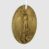 1933ダブルイーグル金ゴールドコイン オーナメント (正面)