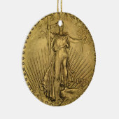 1933ダブルイーグル金ゴールドコイン セラミックオーナメント (右)