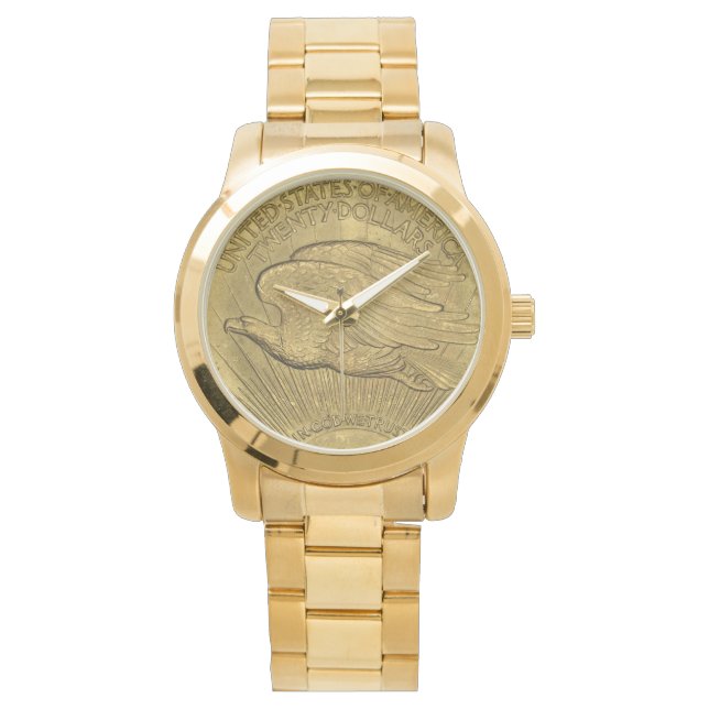 1933ダブルイーグル金ゴールドコイン 腕時計 (正面)