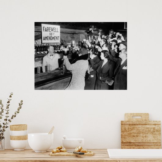 1933トースト禁止終了 ポスター (キッチン)