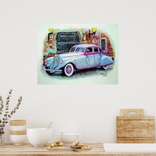 1933ピアシング矢印 ポスター (キッチン)