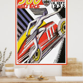 1933ブルックランズ500マイルズレースヴィンテージポスター ポスター (キッチン)
