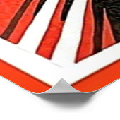 1933ブルックランズ500マイルズレースヴィンテージポスター ポスター (角)