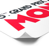 1933モナコグランプリヴィンテージレーシングポスター ポスター (角)