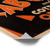 1933ヴィンテージキャブCallowayコンサートポスターHi-Res ポスター (角)