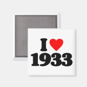 1933年が大好き マグネット (正面/裏面)
