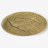 1933年ダブルイーグル金ゴールド硬貨 ペーパープレート (アングル)