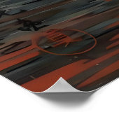 1933年浅草観音雨 ポスター (角)