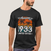 1933年生まれ1933年以来の限定版レトロ素晴らし。 Tシャツ (正面)