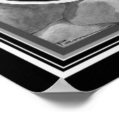 1933年白黒アールデコルソウリエのポスター ポスター (角)