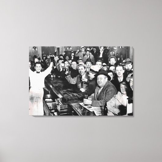 1933年12月5日禁令は質的終了 キャンバスプリント (正面)