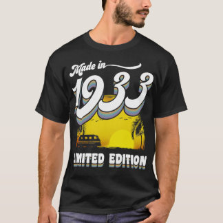 1933年90誕生日ギフト90歳90歳 Tシャツ