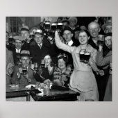 1933禁止終了お祝い – シカゴ ポスター (正面)