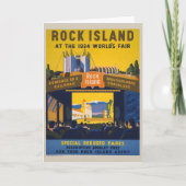 1933-34シカゴワールドフェアのヴィンテージポスター カード (正面)