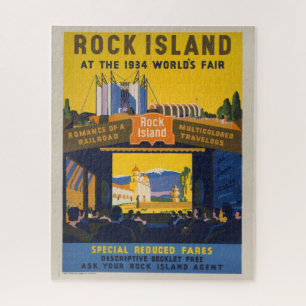 1933-34シカゴワールドフェアのヴィンテージポスター ジグソーパズル