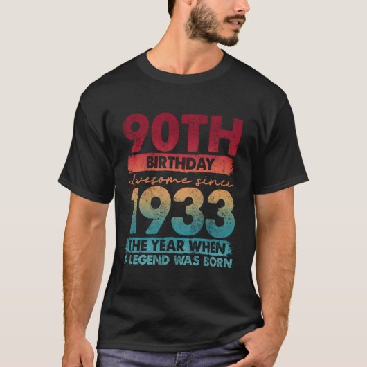 1933 90版90th tシャツ (正面)