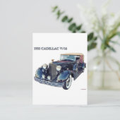 1933 CADILLAC V/16 #2 ポストカード (スタンド正面)