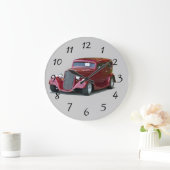 1934カスタマイズクーペは改造しました ラージ壁時計 (ホーム)