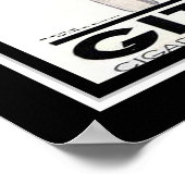 1934ギタネスフランスのたばこ広告 ポスター (角)