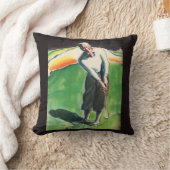 1934ゴルフプリント クッション (ブランケット)