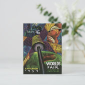 1934シカゴワールドのフェアヴィンテージはがき ポストカード (スタンド正面)