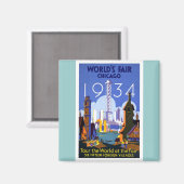 1934シカゴワールドフェア マグネット (正面/裏面)