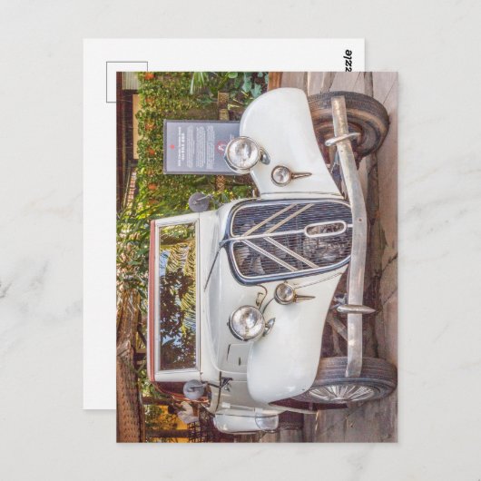1934シトロエントラクションアヴァンントクラシック車ジグソープズ ポストカード (正面/裏面)