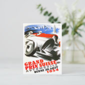 1934スイスグランプリヴィンテージレース ポストカード (スタンド正面)