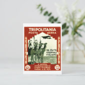 1934トリポリタニア80センテシミスタンプ ポストカード (スタンド正面)