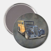 1934ヴィンテージWOODIE マグネット (正面/裏面)
