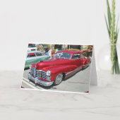 1934年のピアースの矢の自動車挨拶状 カード (裏面)