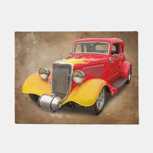 1934年のヴィンテージ車 ドアマット (正面)