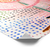 1934年の絵画開花Paul Klee ポスター (角)