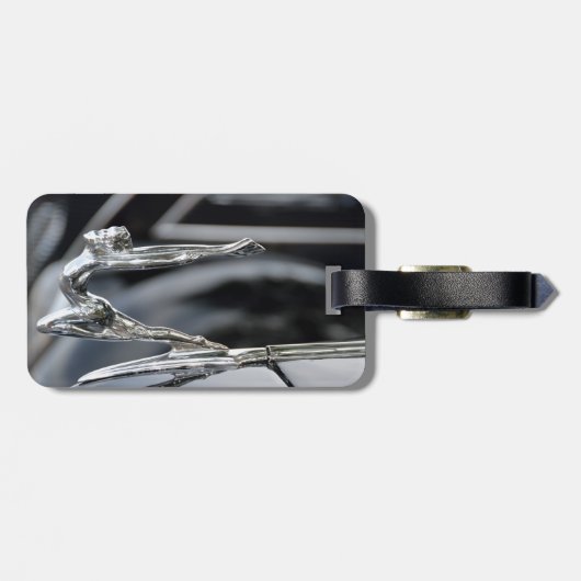 1934年のBuickの女神のフードのオーナメント ラゲッジタグ (裏面横)