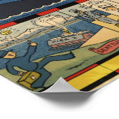 1934年アラスカ州地図 ポスター (角)