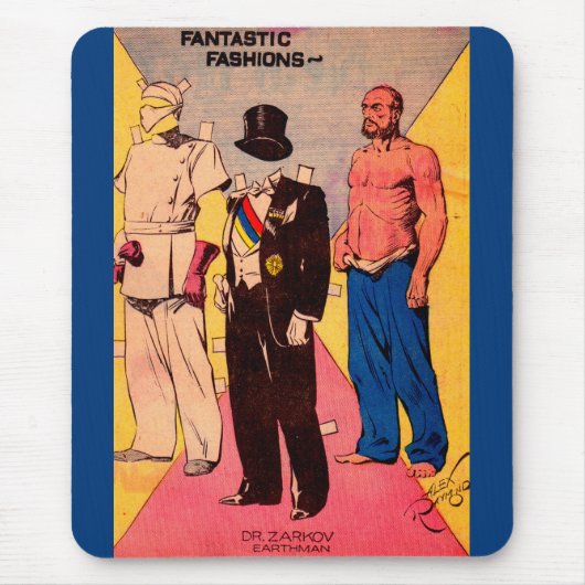 1934年ザルコフ紙人形フラッシュゴードン マウスパッド (正面)