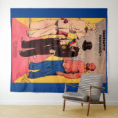 1934年ザルコフ・フラッシュ・ゴードン漫画 タペストリー (インサイチュ(横))